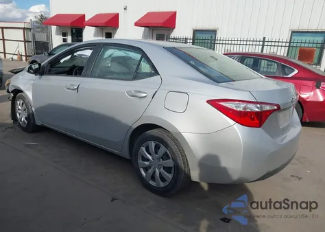 2015 Toyota Corolla Le z USA, uszkodzony, nr VIN 2T1BURHE7FC273162